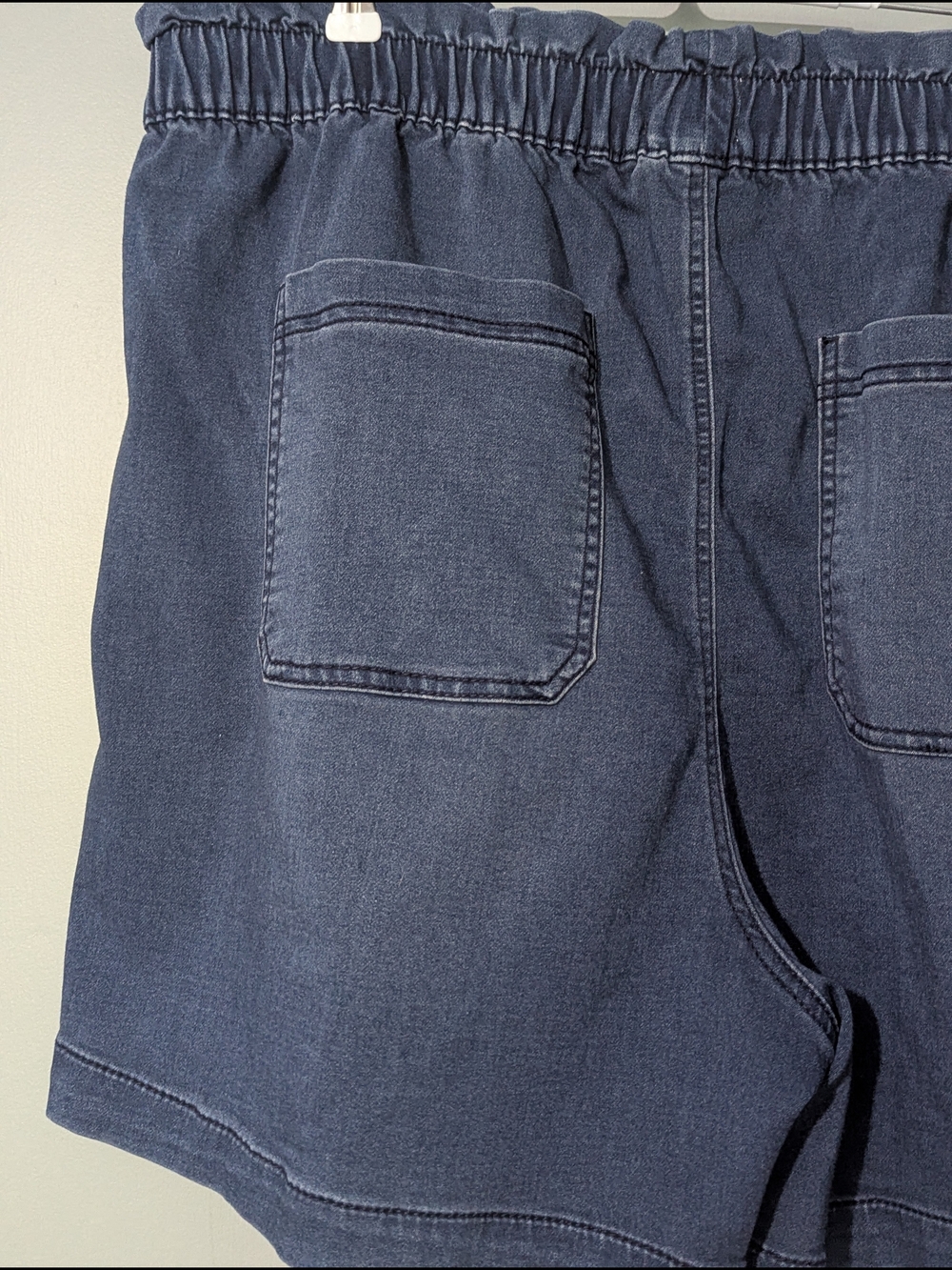 Penningtons DC Jeans Women's Casual Elastic-Waist Denim Shorts Utility Chic - Picture 6 of 13